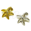Rhodium Gold Filled Stud Earring, Star Design, Polished, Rhodium Finish, 02.467.0058.1