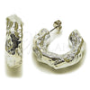 Rhodium Gold Filled Medium Hoop, Polished, Rhodium Finish, 02.467.0061.1.35
