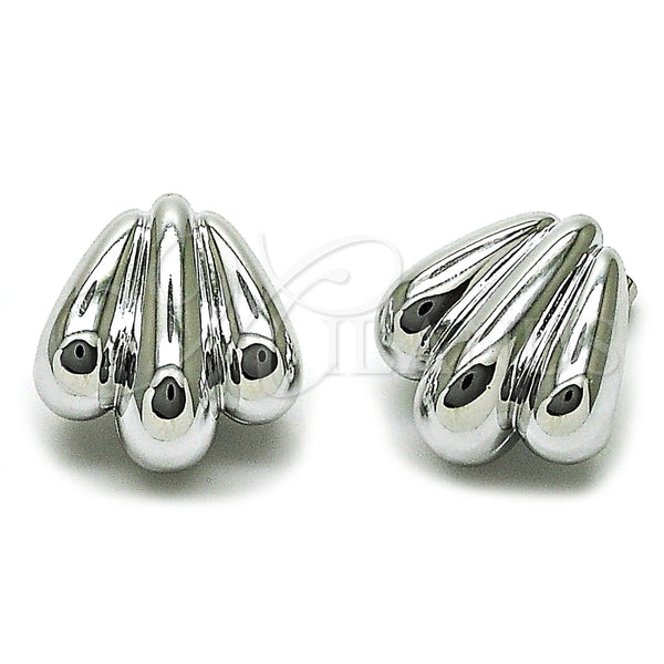 Rhodium Gold Filled Stud Earring, Polished, Rhodium Finish, 02.467.0062.1