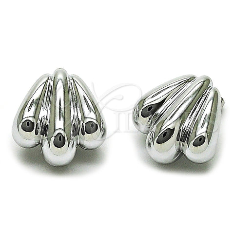 Rhodium Gold Filled Stud Earring, Polished, Rhodium Finish, 02.467.0062.1