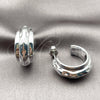 Rhodium Gold Filled Small Hoop, Polished, Rhodium Finish, 02.467.0066.1.25