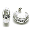 Rhodium Gold Filled Small Hoop, Polished, Rhodium Finish, 02.467.0066.1.25