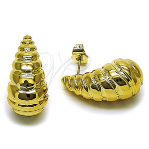 Stainless Steel Ring — Stud Earring Teardrop Design Polished 02. — main product view — SKU 165740 | Acero Inoxidable anillo — Stud Earring Teardrop diseño pulido 02. — SKU 165740