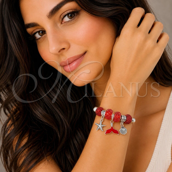 Stainless Steel Jewelry — Individual Bangle Star and Shell Design with Light — alternate product view — SKU 165780 | Acero Inoxidable joyería — Individual Bangle estrella and Shell diseño with Light — SKU 165780