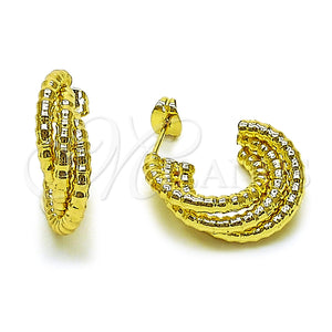 Gold Filled Hoop Earrings — Small Hoop Diamond Cutting 02. — main product view — SKU 165839 | Oro Laminado aretes de aro — aro pequeño Diamond Cutting 02. — SKU 165839