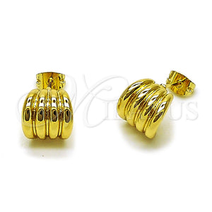 Gold Filled Ring — Stud Earring Polished 02. — main product view — SKU 165843 | Oro Laminado anillo — Stud Earring pulido 02. — SKU 165843