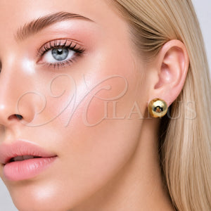 Gold Filled Ring — Stud Earring Ball and Hollow Design Polished 5. — main product view — SKU 165846 | Oro Laminado anillo — Stud Earring Ball and Hollow diseño pulido 5. — SKU 165846