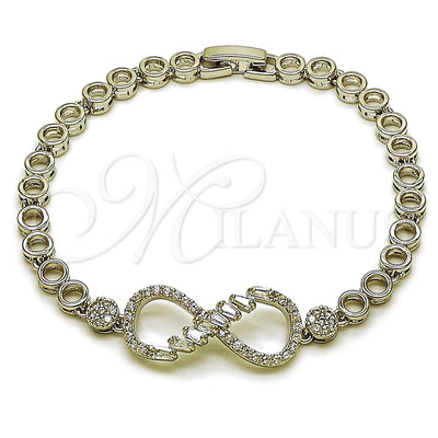 White Gold Filled Rhodium Gold-Filled Bracelet 03.283.0047.1.07 for wholesale, main product view