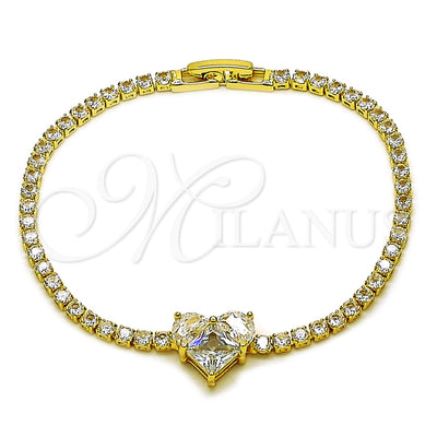Pulsera de Oro Laminado 03.130.0035.07 por Mayoreo, vista principal del producto