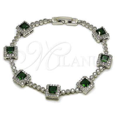 Rhodium Gold-Filled Bracelet 03.283.0526.6.07 — main product image — SKU 165905 | Pulsera de Oro Laminado con Rodio 03.283.0526.6.07 — imagen principal del producto — SKU 165905