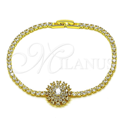 Gold Filled Gold-Filled Flower Bracelet 03.130.0042.07 for wholesale, main product view