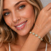 Oro Laminado Tennis Bracelet, Gold Filled Style Ball Design, with White Cubic Zirconia, Polished, Golden Finish, 03.283.0560.07 (10 MM Thickness, 8 Inches Length)