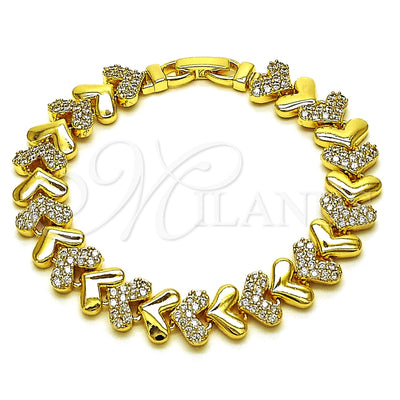 Gold Filled Gold-Filled Heart Bracelet 03.283.0561.07 for wholesale, main product view