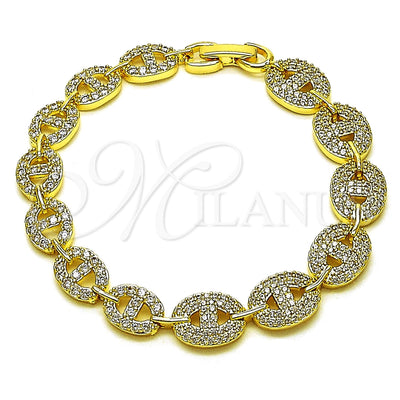 Gold Filled Gold-Filled Puff Mariner Bracelet 03.283.0562.07 for wholesale, main product view