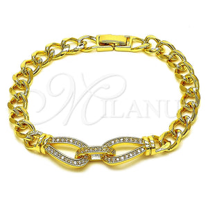 Gold Filled Bracelet — Fancy Bracelet Belt Buckle and Teardrop Design with — main product view — SKU 165955 | Oro Laminado brazalete — elegante Bracelet Belt Buckle and Teardrop diseño with — SKU 165955