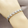 Rhodium Gold Filled Tennis Bracelet, with White Cubic Zirconia, Polished, Rhodium Finish, 03.283.0583.07 (07 MM Thickness, 8 Inches Length)