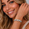 Rhodium Gold Filled Tennis Bracelet, with White Micro Pave, Polished, Rhodium Finish, 03.283.0591.07 (Thickness, 7 Inches Length)
