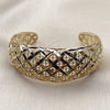 Oro Laminado Individual Bangle, Gold Filled Style Filigree Design, Polished, Golden Finish, 07.100.0010 (25 MM Thickness, One size fits all)