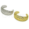 Rhodium Gold Filled Individual Bangle, Filigree Design, Polished, Rhodium Finish, 07.100.0010.1 (25 MM Thickness, One size fits all)