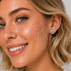 Rhodium Gold Filled Stud Earring, Ball Design, Diamond Cutting Finish, Rhodium Finish, 02.100.0117.2