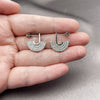 Rhodium Gold Filled Stud Earring, with White Cubic Zirconia, Polished, Rhodium Finish, 02.156.0752.1