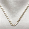 Oro Laminado Basic Necklace, Gold Filled Style Bismark Design, Polished, Golden Finish, 04.213.0263.22 (Thickness, 22 Inches Length)