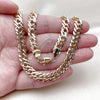 Oro Laminado Basic Necklace, Gold Filled Style Polished, Golden Finish, 04.63.1362.22 (Thickness, 22 Inches Length)