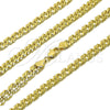 Oro Laminado Basic Necklace, Gold Filled Style Polished, Golden Finish, 04.63.1362.22 (Thickness, 22 Inches Length)