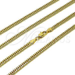 Oro Laminado Basic Necklace, Gold Filled Style Polished, Golden Finish, 04.63.1403.22 (Thickness, 22 Inches Length)