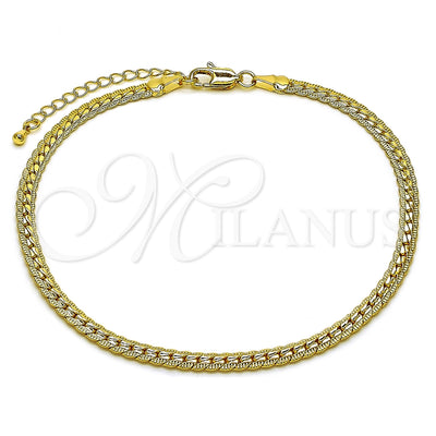 Dorado Oro Laminado Tobillera, vista principal del producto por Mayoreo, vista principal del producto