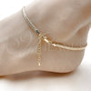Oro Laminado Basic Anklet, Gold Filled Style Polished, Golden Finish, 04.213.0294.10 (0.80 Gauge, 03 MM Thickness, 10 Inches Length)