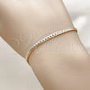 Oro Laminado Basic Bracelet, Gold Filled Style Polished, Golden Finish, 04.213.0294.07 (0.80 Gauge, 03 MM Thickness, 8 Inches Length)