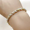 Oro Laminado Basic Bracelet, Gold Filled Style Rope Design, Polished, Two Tone, 5.222.033.2.09 (Thickness, 9 Inches Length)