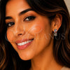 Rhodium Gold Filled Huggie Hoop, with Multicolor Cubic Zirconia, Polished, Rhodium Finish, 02.267.0095.11.18