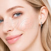 Rhodium Gold Filled Huggie Hoop, with Multicolor Micro Pave, Polished, Rhodium Finish, 02.267.0120.9.12