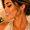 Rhodium Gold Filled Huggie Hoop, with White Cubic Zirconia, Polished, Rhodium Finish, 02.267.0121.5.30