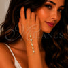 Oro Laminado Fancy Bracelet, Gold Filled Style Judaica and Star Design, with White Cubic Zirconia and White Micro Pave, Polished, Golden Finish, 03.60.0162.07 (01 MM Thickness, 7 Inches Length)