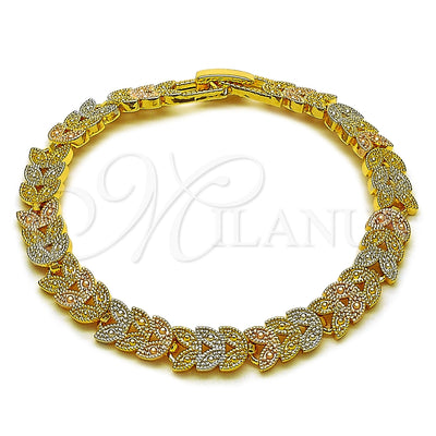 Dorado Oro Laminado Pulsera, vista principal del producto por Mayoreo, vista principal del producto