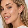 Rhodium Gold Filled Extra Large Hoop, Diamond Cutting Finish, Rhodium Finish, 02.170.0523.2.60