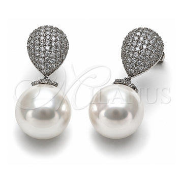 Aretes de Oro Laminado con Acabado de Rodio al Por Mayor