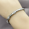 Rhodium Gold Filled Tennis Bracelet, with White Micro Pave, Polished, Rhodium Finish, 03.130.0047.07 (Thickness, 7 Inches Length)