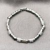 Rhodium Gold Filled Tennis Bracelet, with White Micro Pave, Polished, Rhodium Finish, 03.130.0047.07 (Thickness, 7 Inches Length)