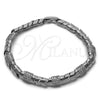 Rhodium Gold Filled Tennis Bracelet, with White Micro Pave, Polished, Rhodium Finish, 03.130.0047.07 (Thickness, 7 Inches Length)