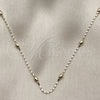 Oro Laminado Basic Necklace, Gold Filled Style Ball Design, Polished, Golden Finish, 04.213.0278.16 (01 MM Thickness, 16 Inches Length)