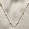Oro Laminado Basic Necklace, Gold Filled Style Singapore Design, Polished, Golden Finish, 04.213.0282.16 (02 MM Thickness, 16 Inches Length)