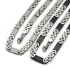 Stainless Steel Necklace and Bracelet, Polished, Two Tone, 06.116.0049.2.22