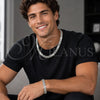 Stainless Steel Necklace and Bracelet, Polished, Steel Finish, 06.363.0031.1.22