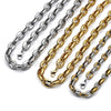 Stainless Steel Necklace and Bracelet, Puff Mariner Design, Polished, Golden Finish, 06.116.0227.1.22