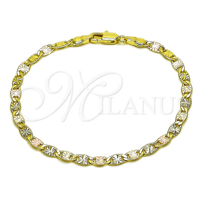 Dorado Oro Laminado Pulsera, vista principal del producto por Mayoreo, vista principal del producto