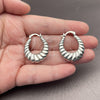 Rhodium Gold Filled Small Hoop, Polished, Rhodium Finish, 02.282.0158.24